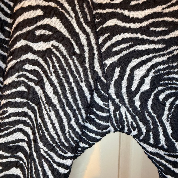 Chic Zebra Print Long Sleeve Dress - Picture 4 of 4